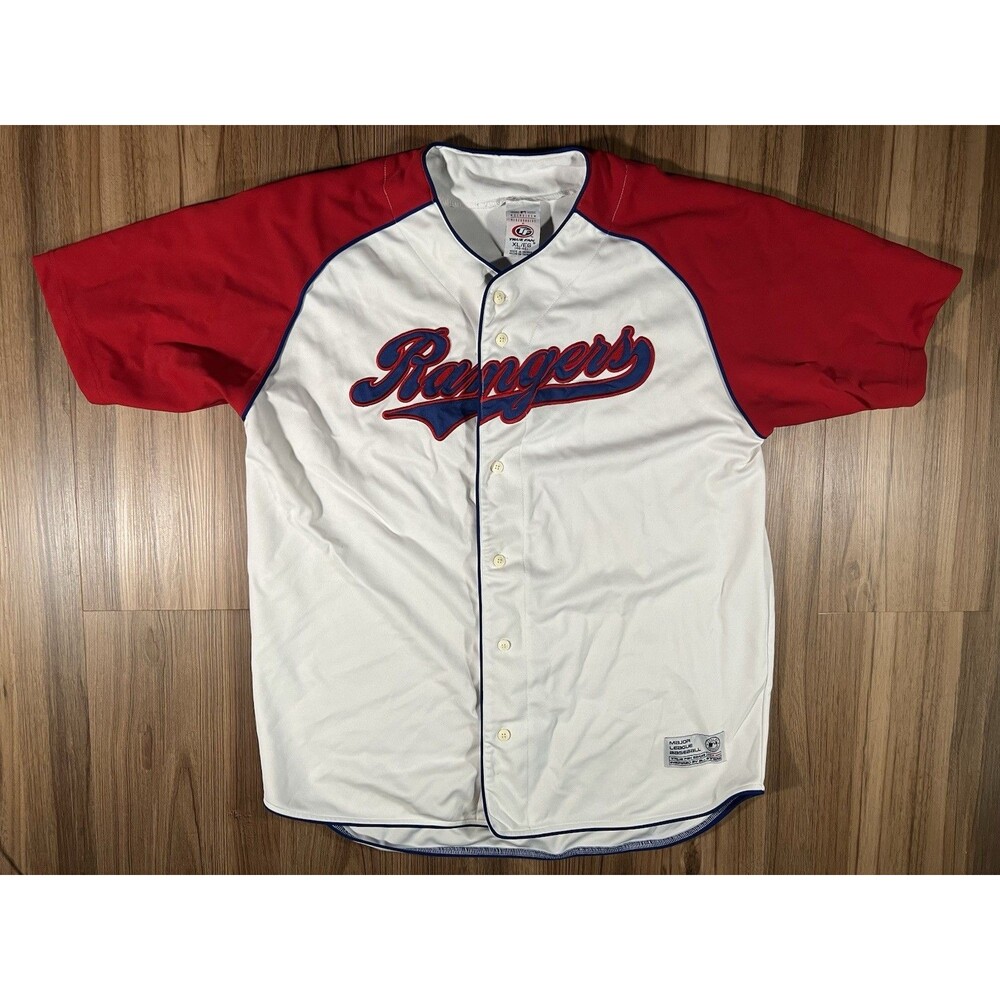 Texas Rangers True Fan Genuine Merchandise Baseball Jersey Size XL